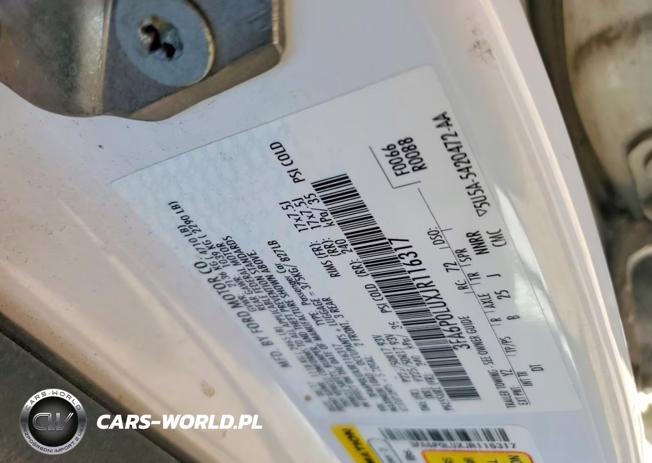 2018 Ford Fusion Se Hybrid VIN:3FA6P0LUXJR116317 - 12