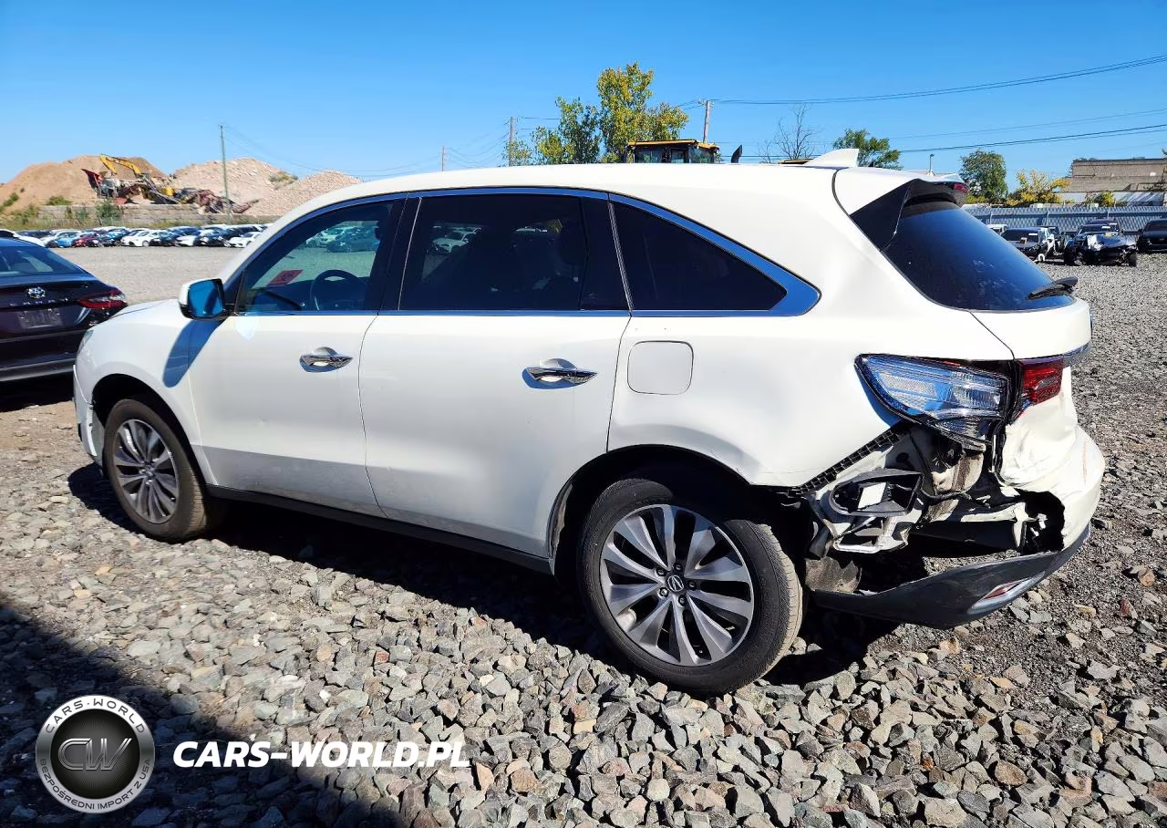 2016 Acura Mdx Technology VIN:5FRYD4H41GB044007 - 2