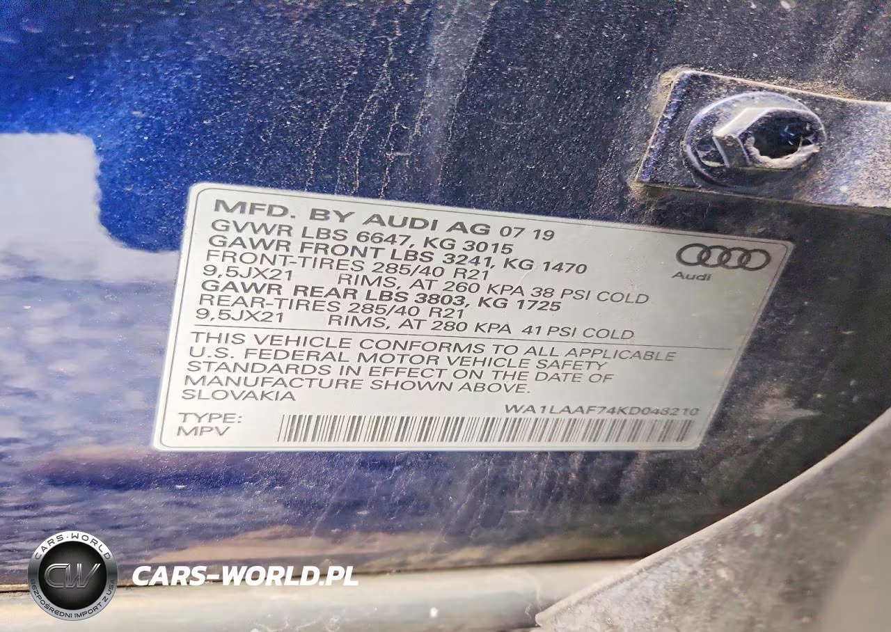 2019 Audi Q7 Premium Plus VIN:WA1LAAF74KD048210 - 14