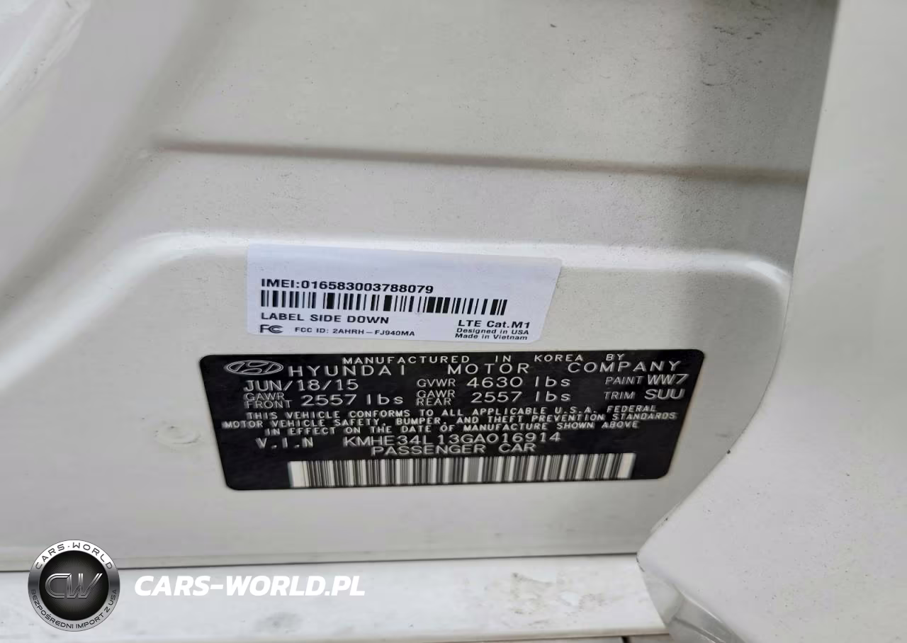 2016 Hyundai Sonata Hybrid Limited VIN:KMHE34L13GA016914 - 12