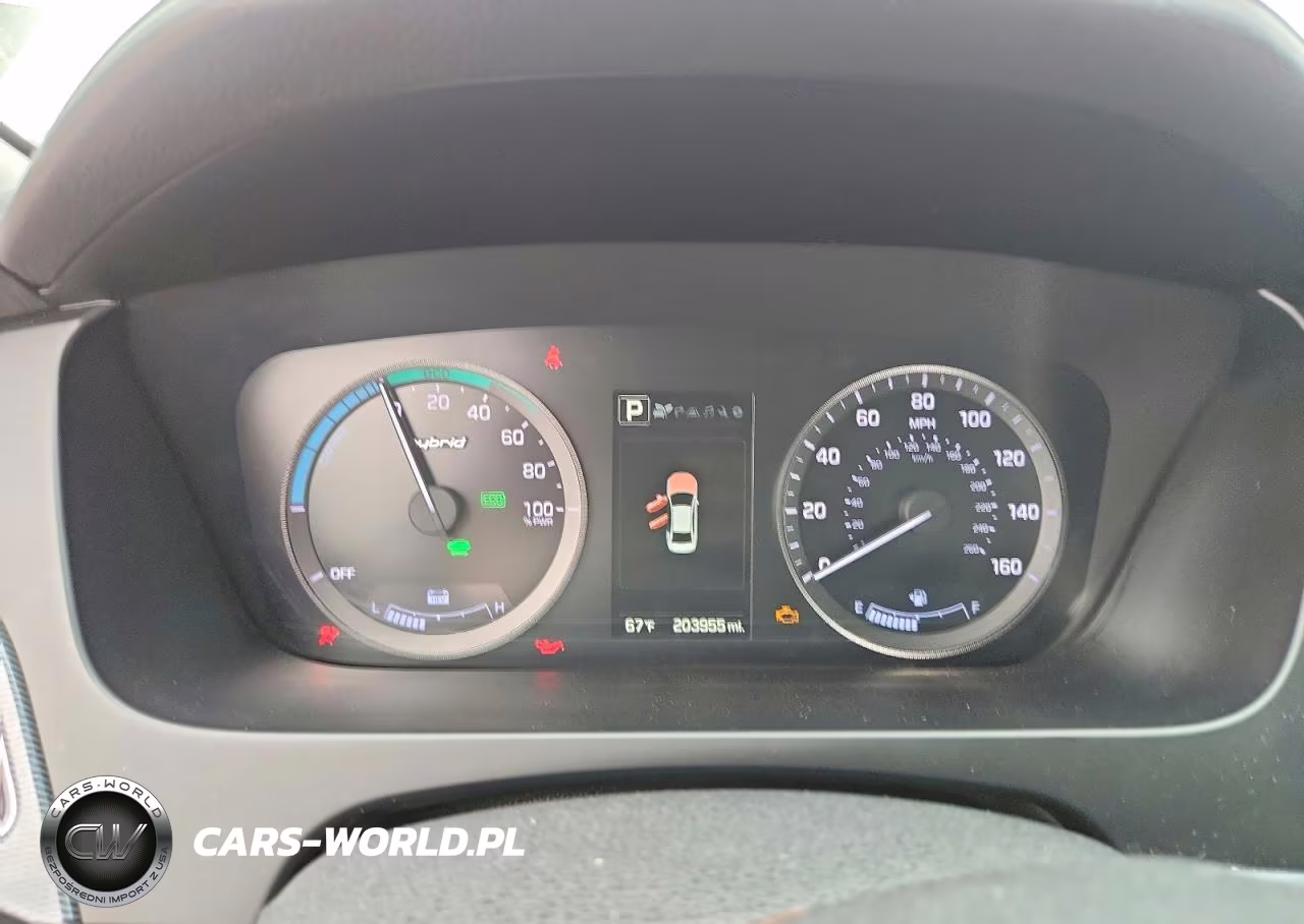2016 Hyundai Sonata Hybrid Limited VIN:KMHE34L13GA016914 - 9