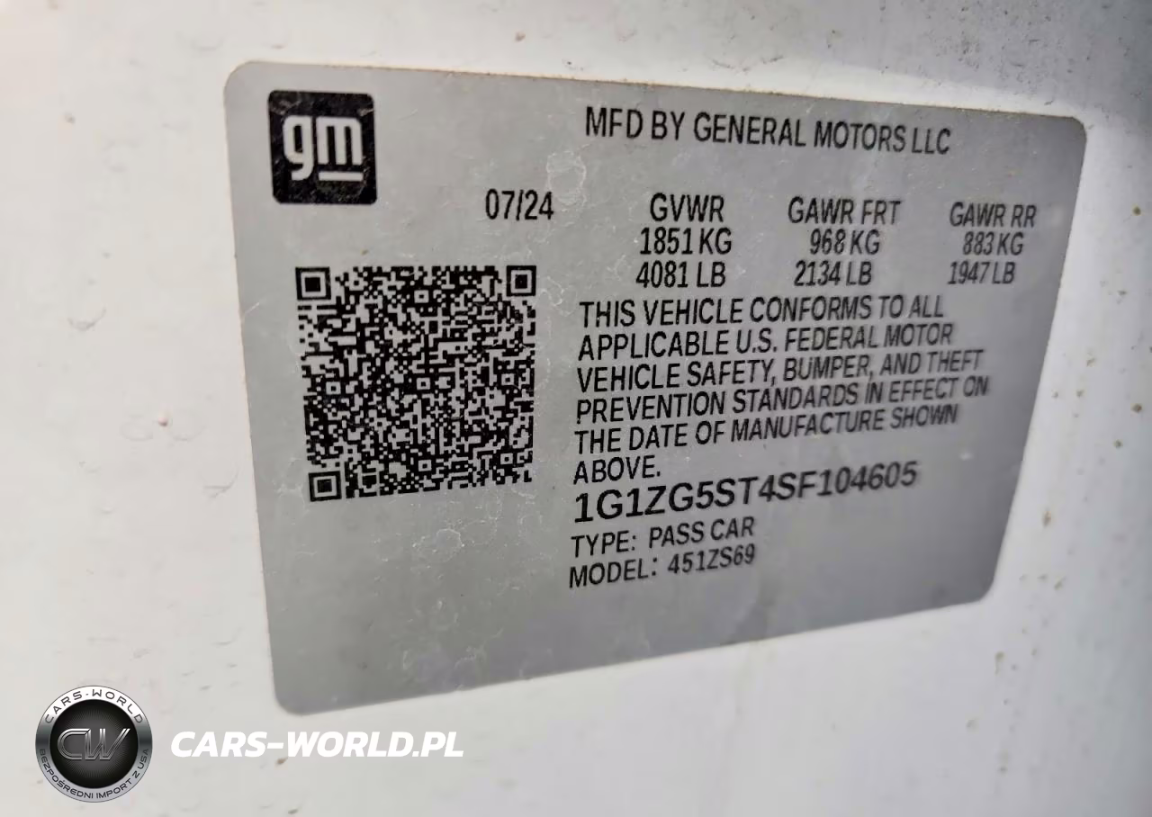 2025 Chevrolet Malibu Rs VIN:1G1ZG5ST4SF104605 - 13
