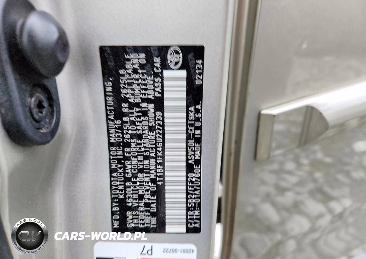2016 Toyota Camry Se VIN:4T1BF1FK4GU227339 - 12