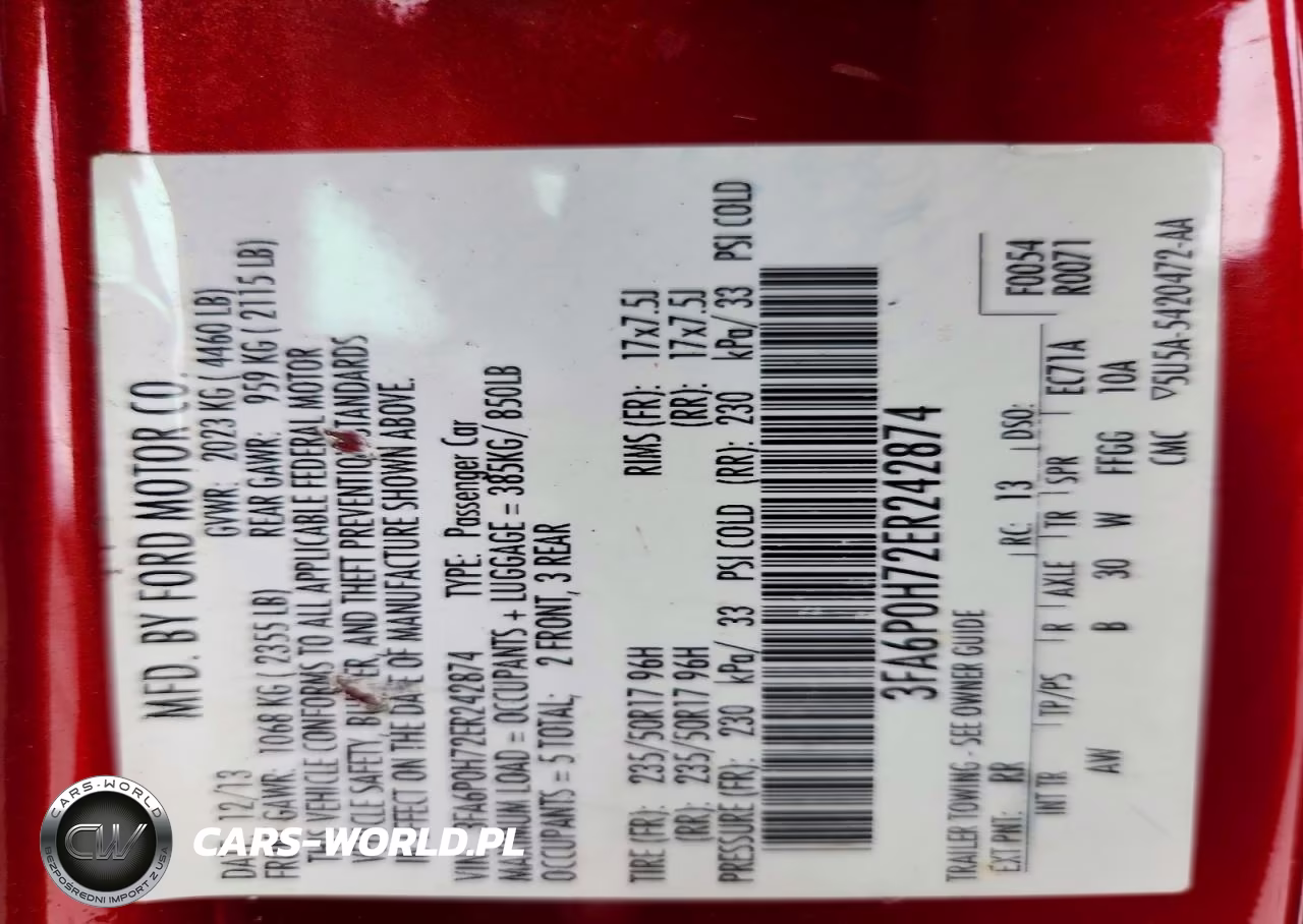 2014 Ford Fusion Se VIN:3FA6P0H72ER242874 - 12