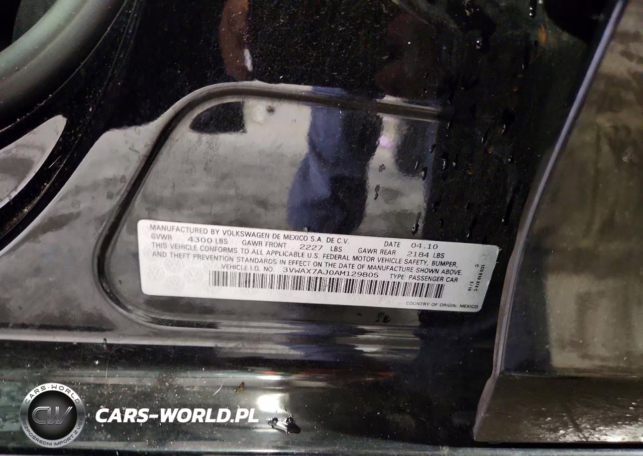 2010 Volkswagen Jetta Limited VIN:3VWAX7AJ0AM129805 - 12