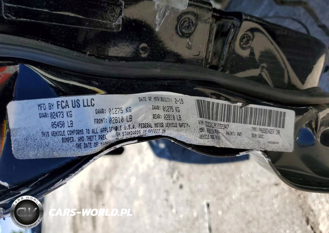 2019 Dodge Charger Scat Pack VIN:2C3CDXGJ9KH592347 - 12