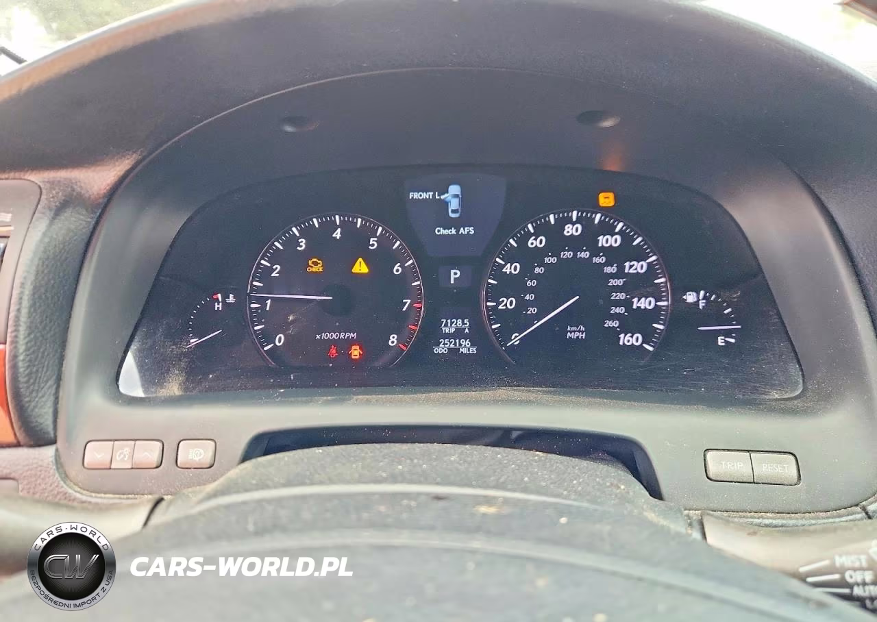 2007 Lexus Ls 460 VIN:JTHBL46F275029515 - 9