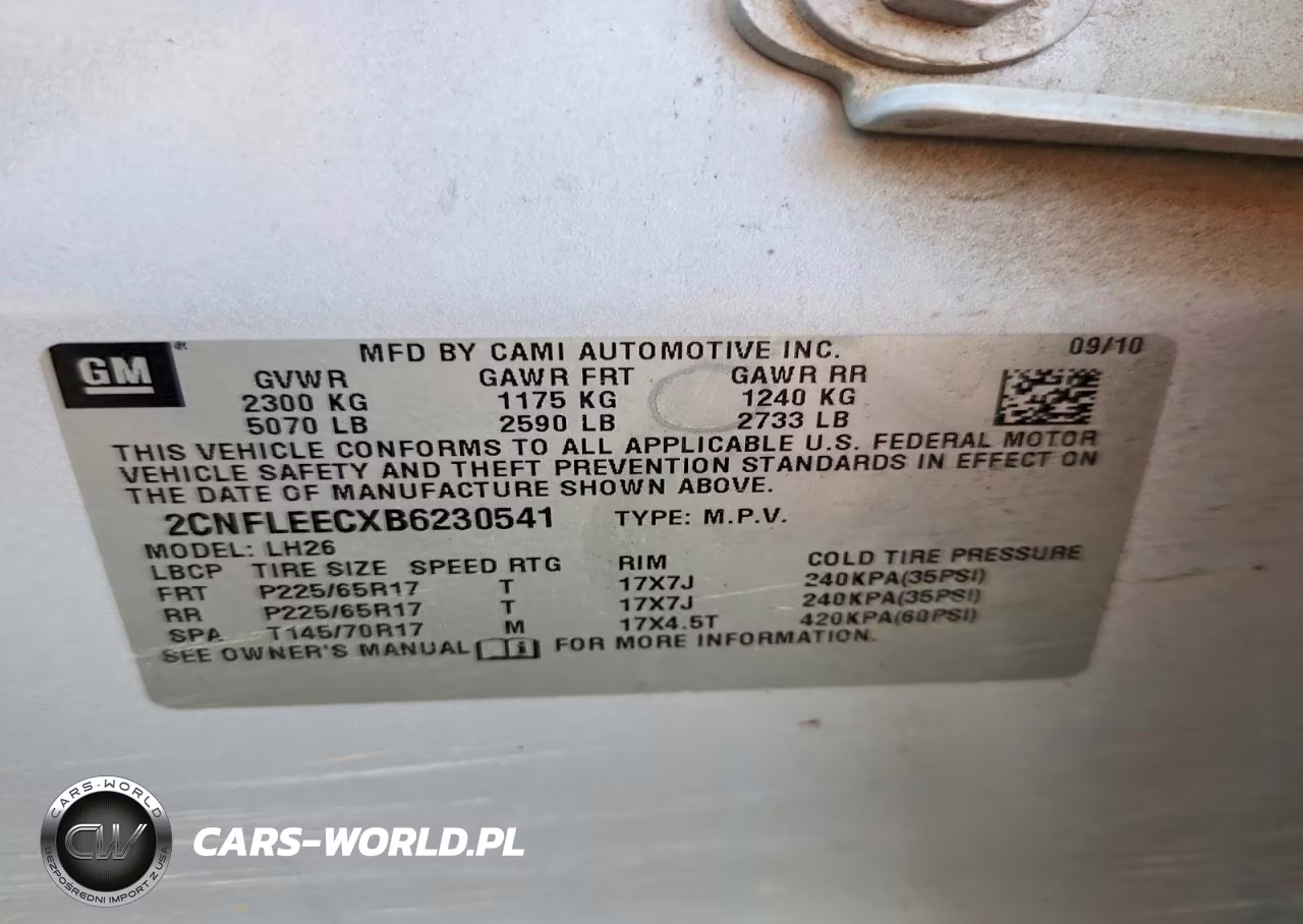 2011 Chevrolet Equinox Lt VIN:2CNFLEECXB6230541 - 13