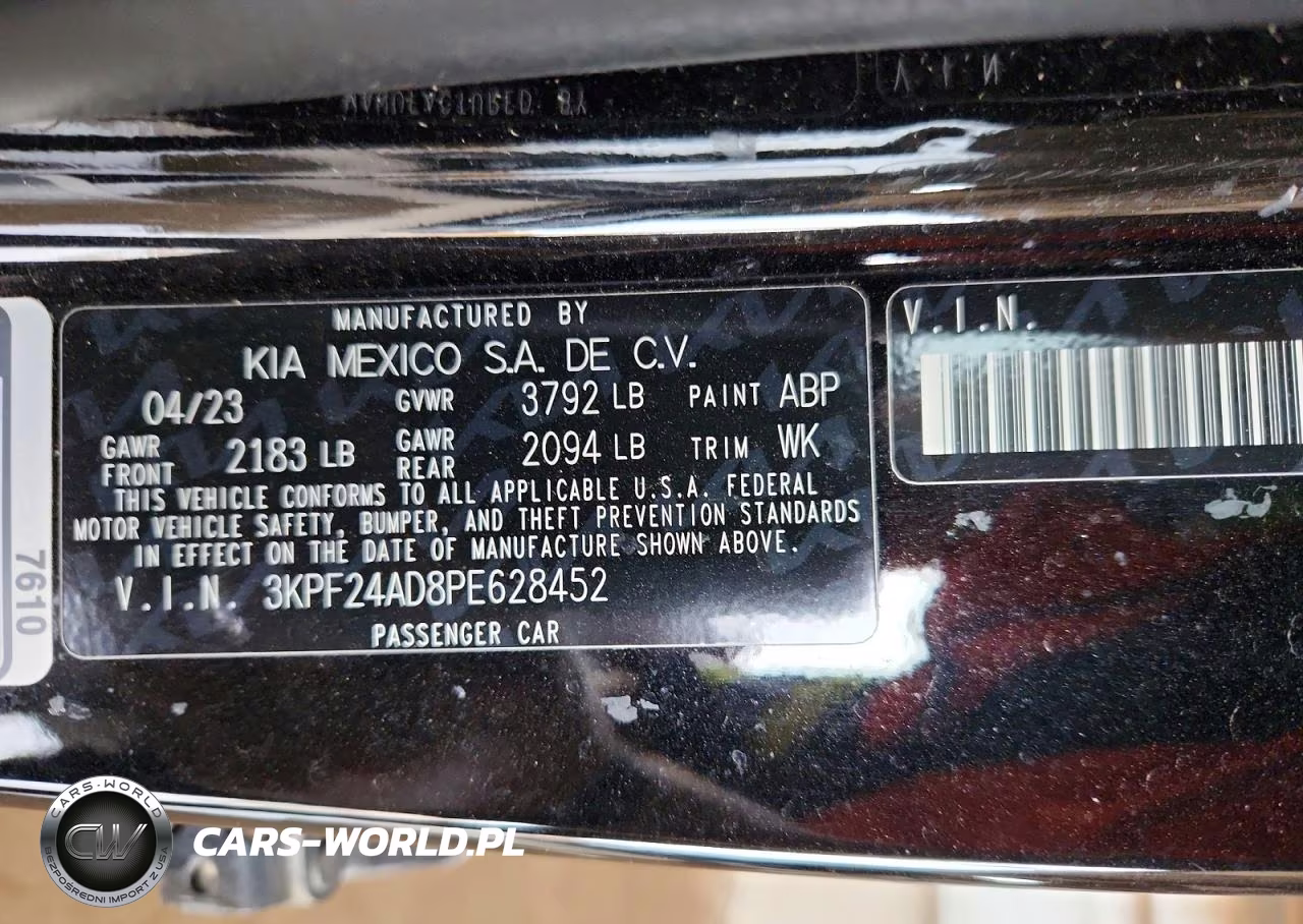 2023 Kia Forte Lxs VIN:3KPF24AD8PE628452 - 13