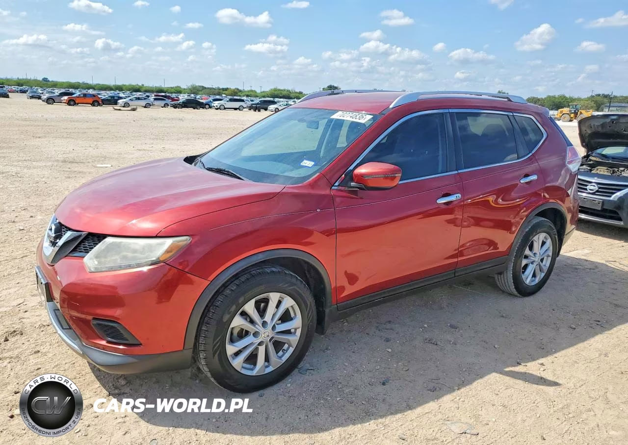 2016 Nissan Rogue Sv VIN:KNMAT2MT8GP645329 - 1