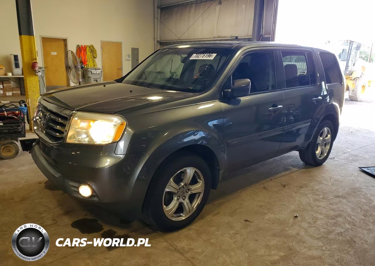 2012 Honda Pilot Exl VIN:5FNYF4H69CB053433 - 1