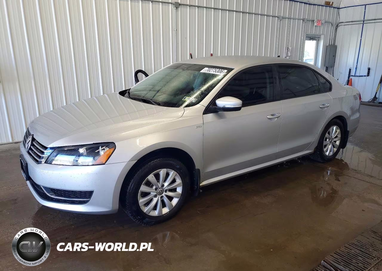 2014 Volkswagen Passat S VIN:1VWAT7A37EC111189 - 1