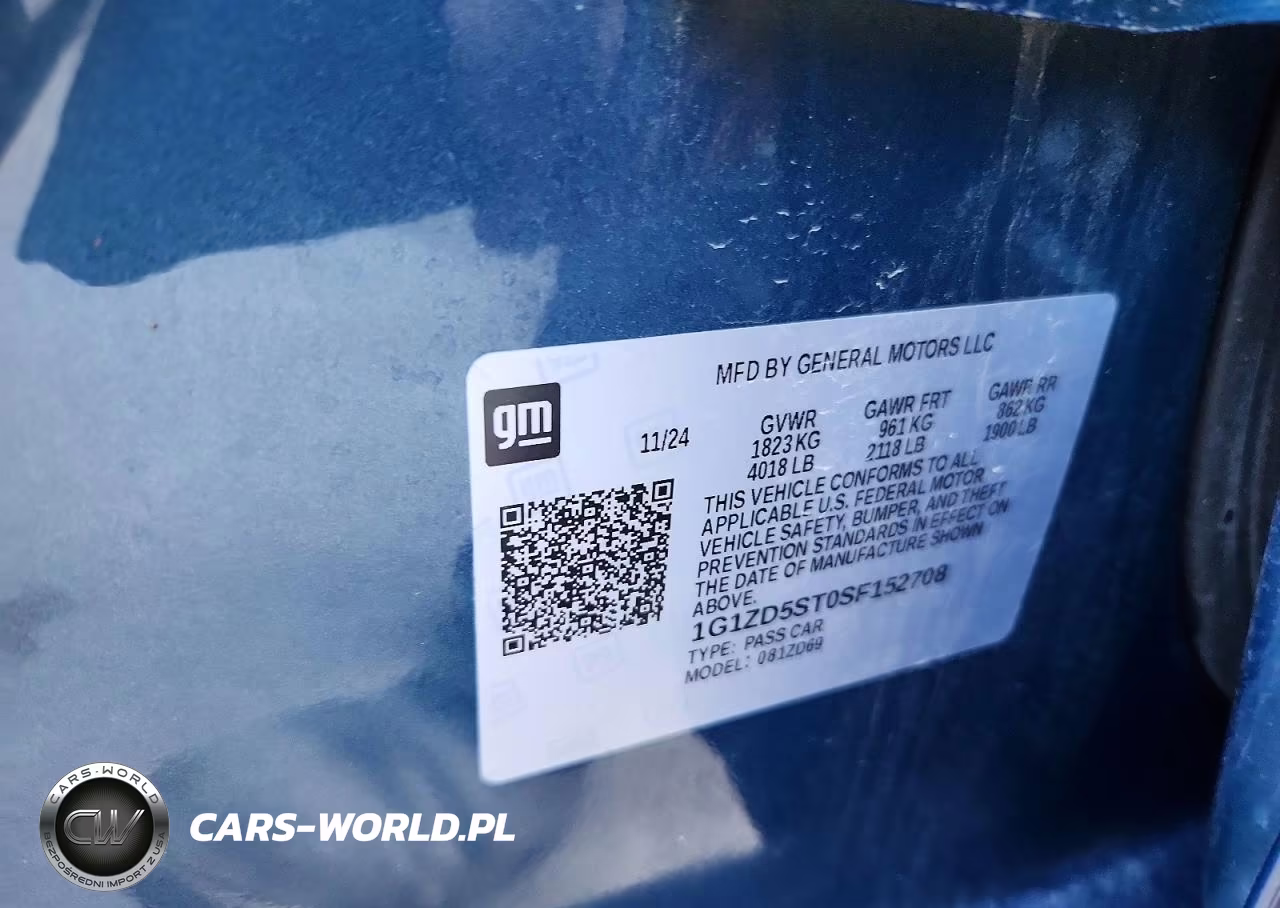 2025 Chevrolet Malibu Lt VIN:1G1ZD5ST0SF152708 - 12