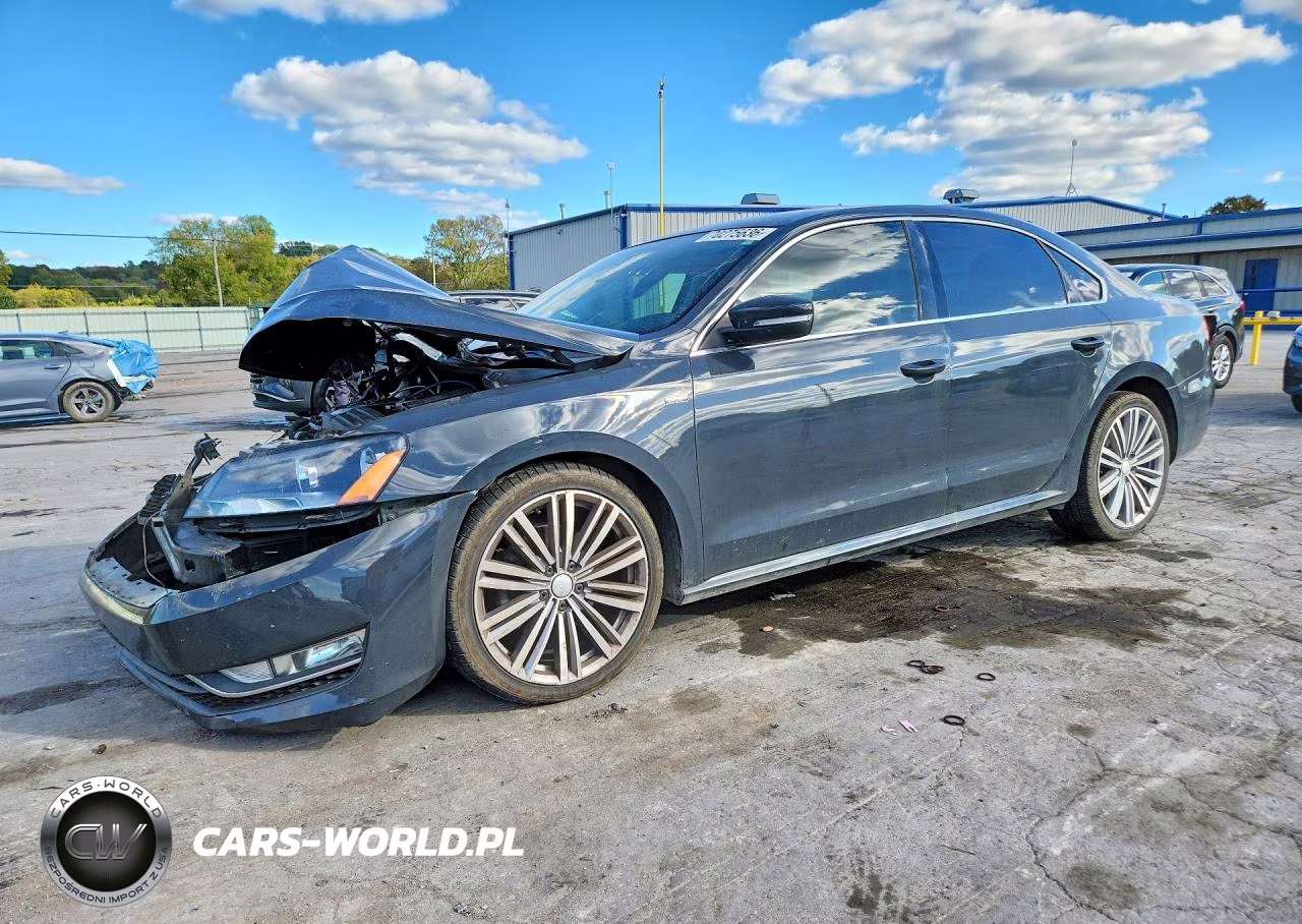 2014 Volkswagen Passat Se VIN:1VWBT7A33EC085419 - 1