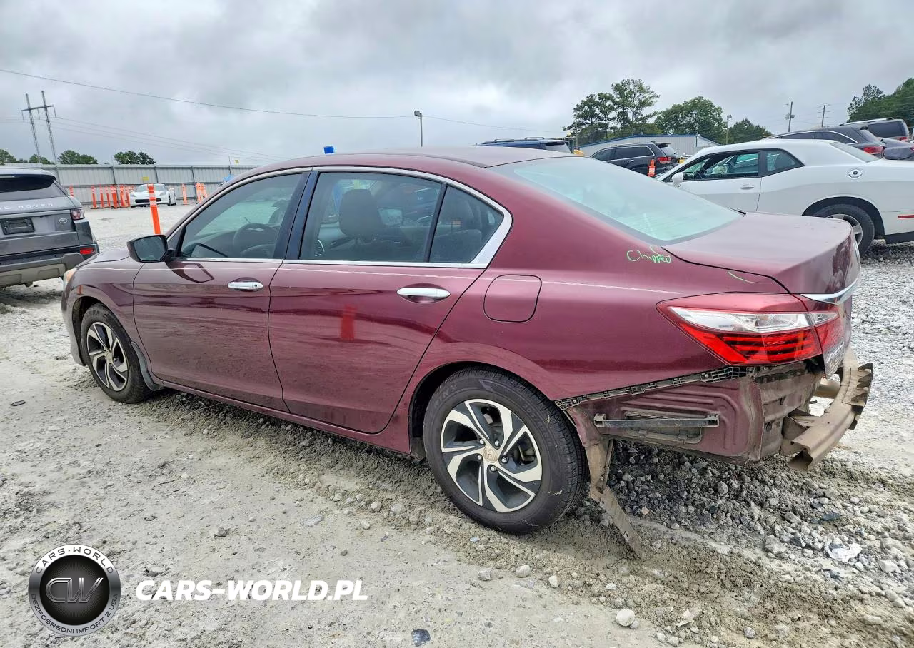 2016 Honda Accord Lx VIN:1HGCR2F38GA105133 - 2