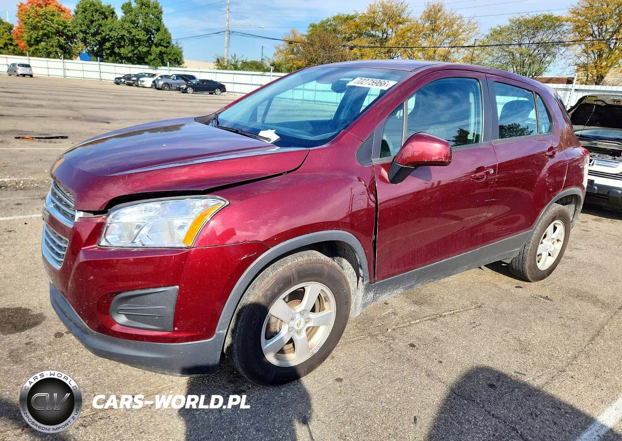 2016 Chevrolet Trax Ls VIN:3GNCJNSB3GL249922 - 1