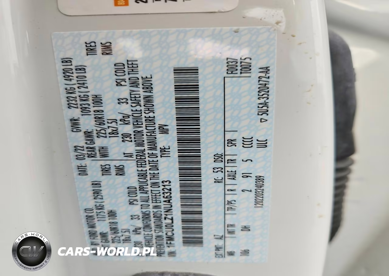 2022 Ford Escape Titanium VIN:1FMCU0LZ1NUA63213 - 13
