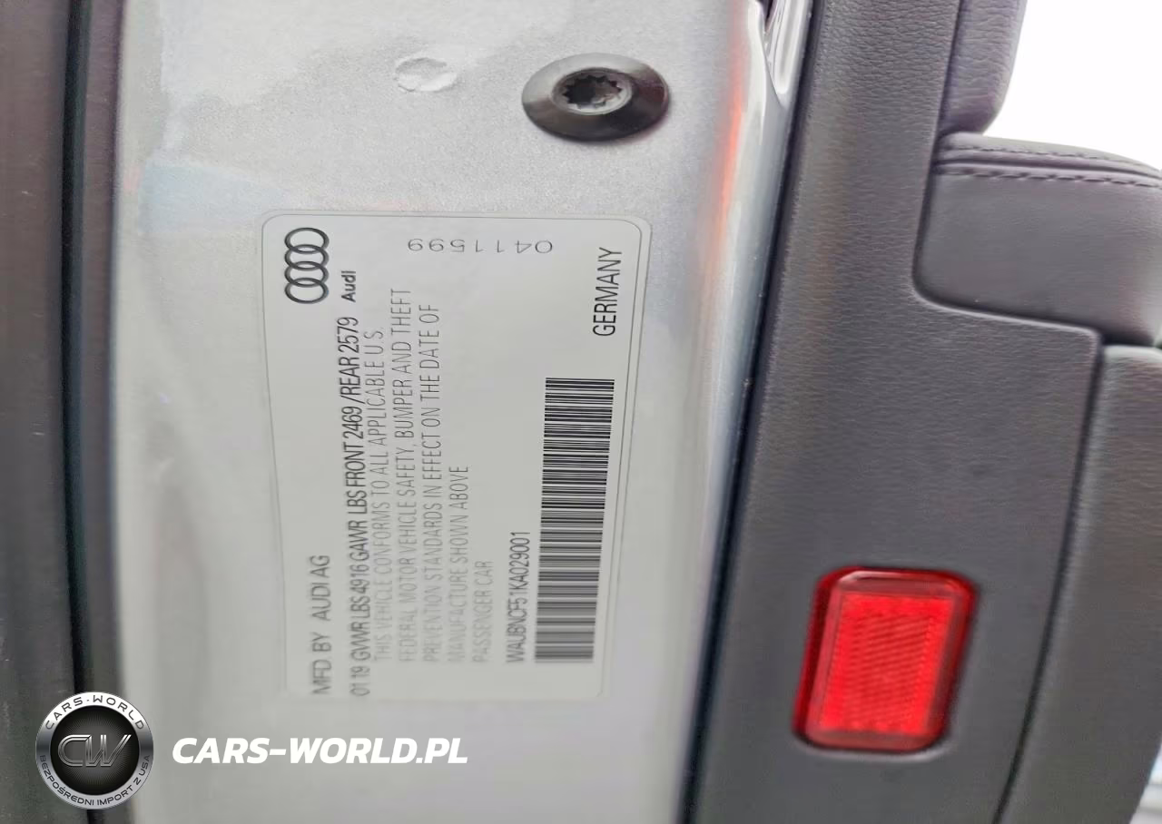 2019 Audi A5 Premium Plus VIN:WAUBNCF51KA029001 - 12