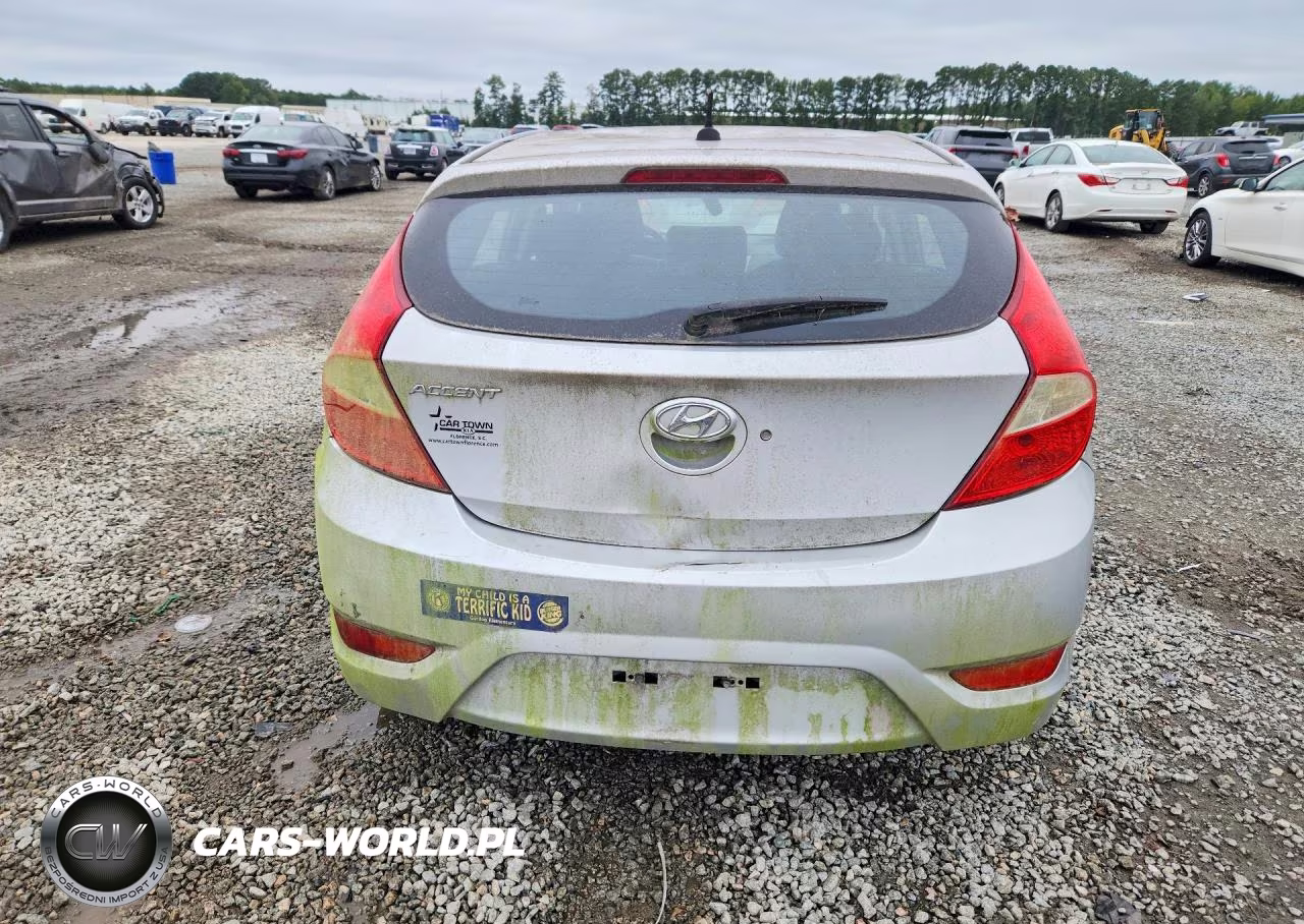 2015 Hyundai Accent Gs VIN:KMHCT5AE1FU208350 - 6