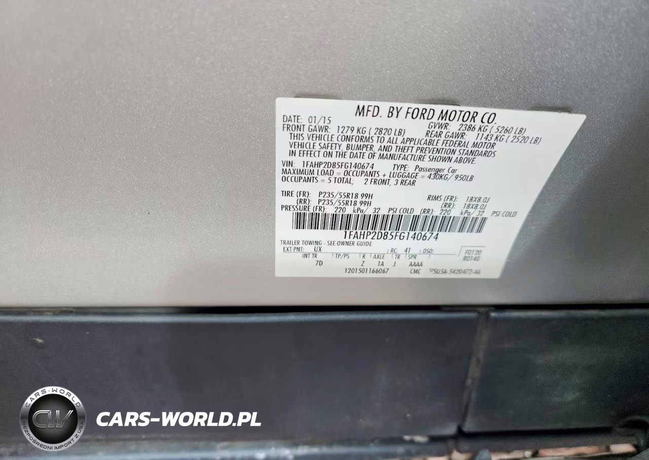 2015 Ford Taurus Se VIN:1FAHP2D85FG140674 - 12