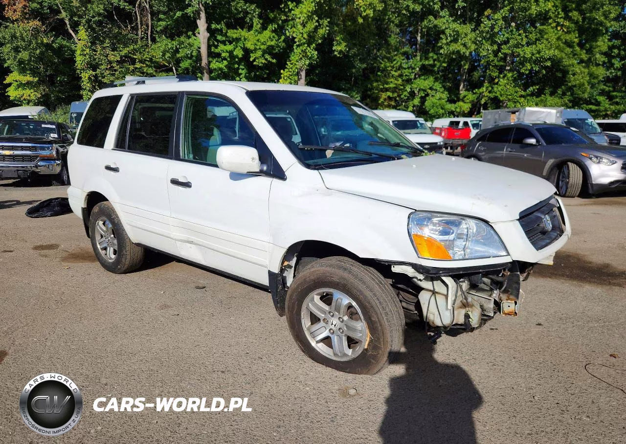 2005 Honda Pilot Exl VIN:2HKYF18555H546746 - 4