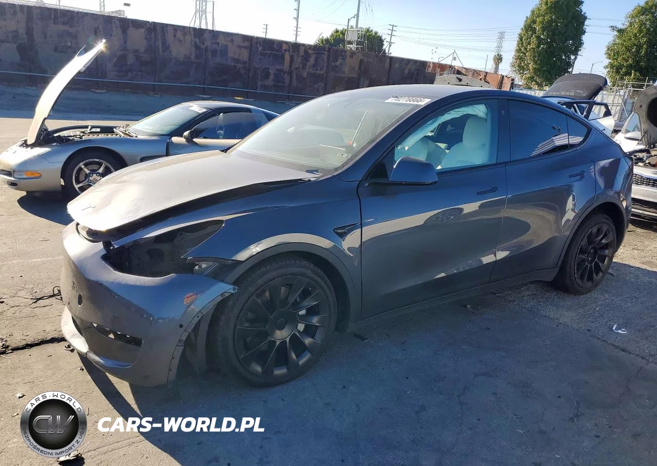 2021 Tesla Model Y VIN:5YJYGDEE6MF069017 - 1