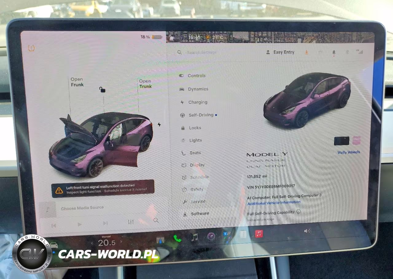 2021 Tesla Model Y VIN:5YJYGDEE6MF069017 - 9