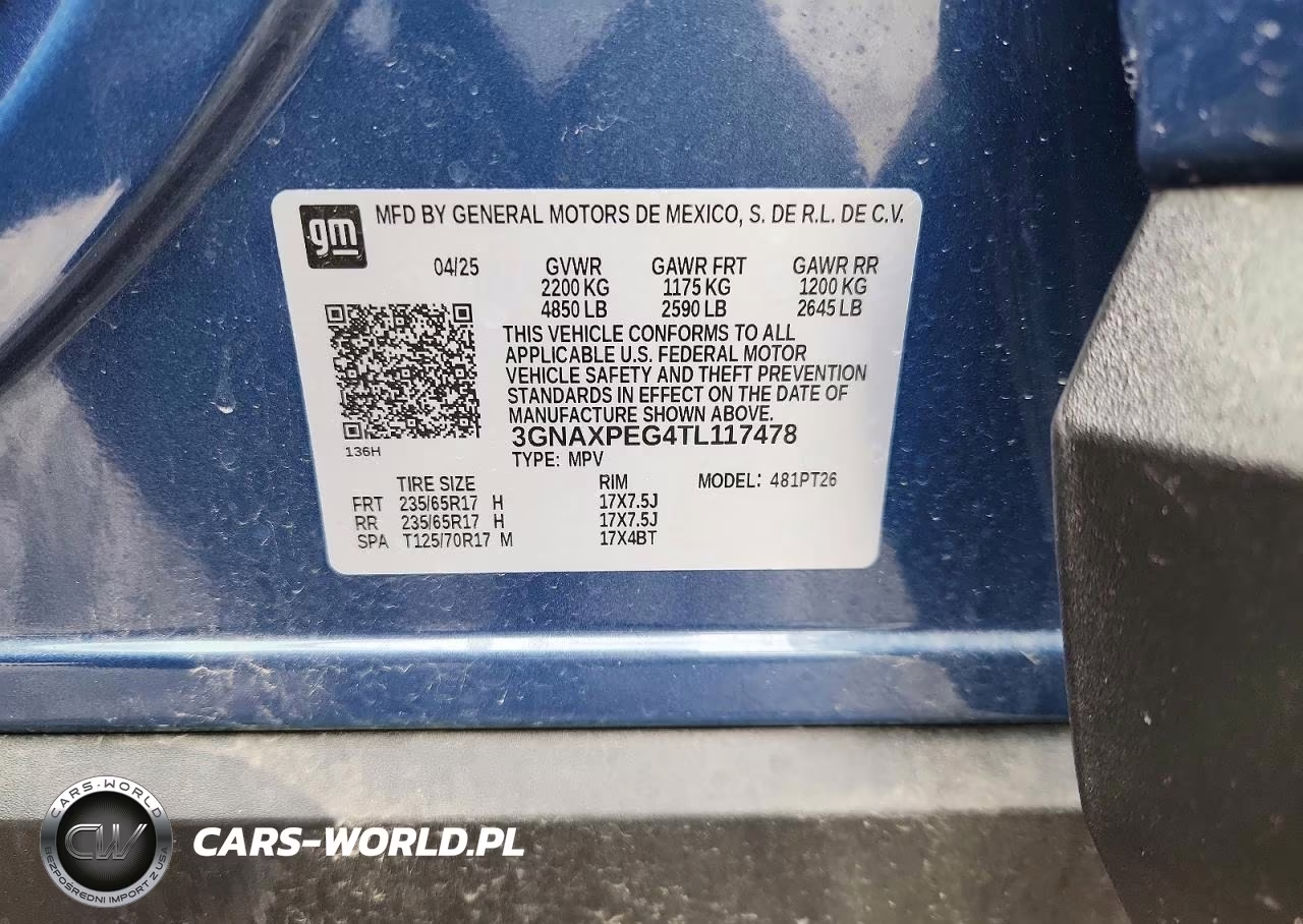 2026 Chevrolet Equinox Lt VIN:3GNAXPEG4TL117478 - 12