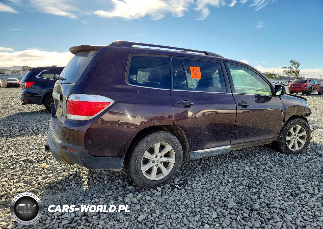 2013 Toyota Highlander Se VIN:5TDBK3EH0DS268536 - 3