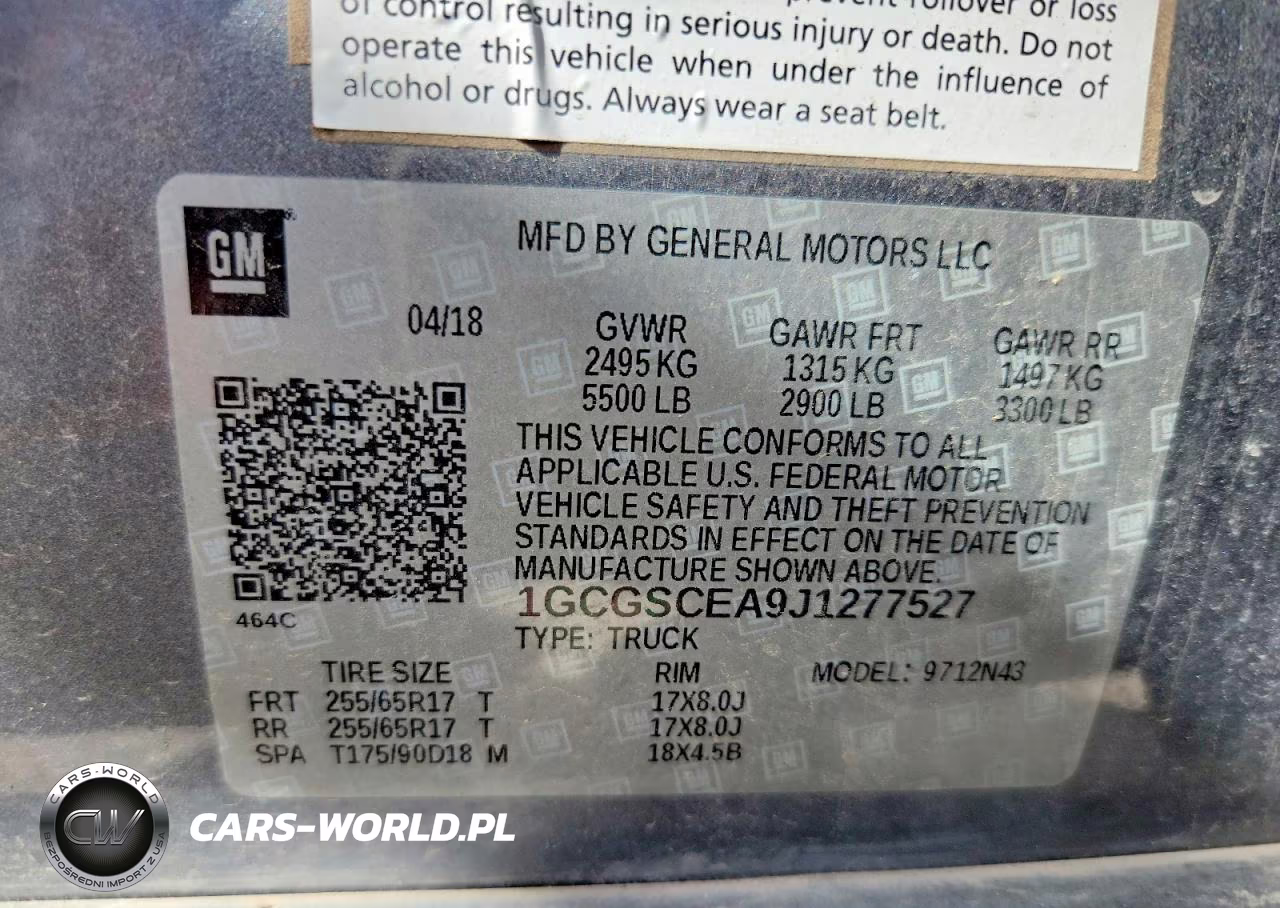 2018 Chevrolet Colorado Lt VIN:1GCGSCEA9J1277527 - 12