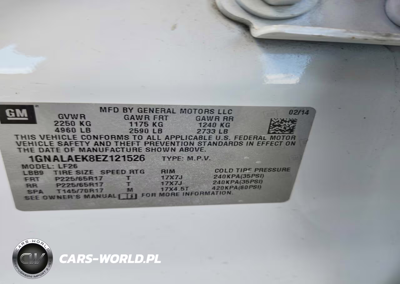 2014 Chevrolet Equinox Ls VIN:1GNALAEK8EZ121526 - 14