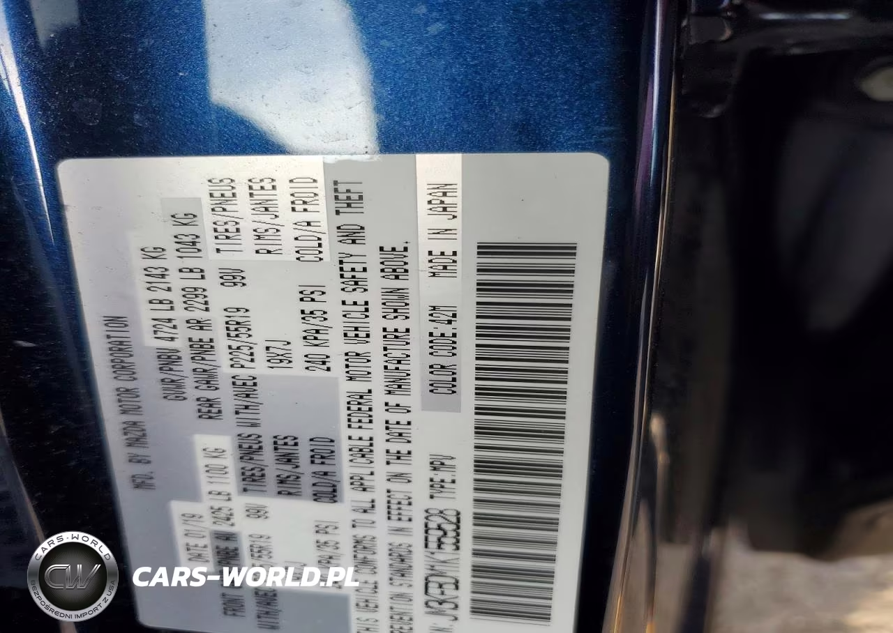 2019 Mazda Cx-5 Grand Touring VIN:JM3KFBDM1K1559528 - 13