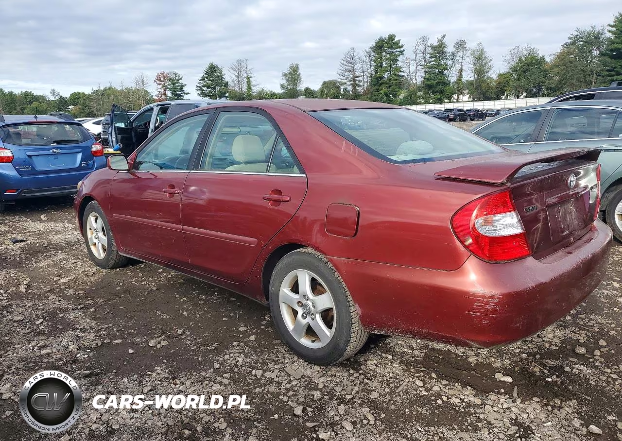 2004 Toyota Camry Se VIN:4T1BE32K34U329604 - 2