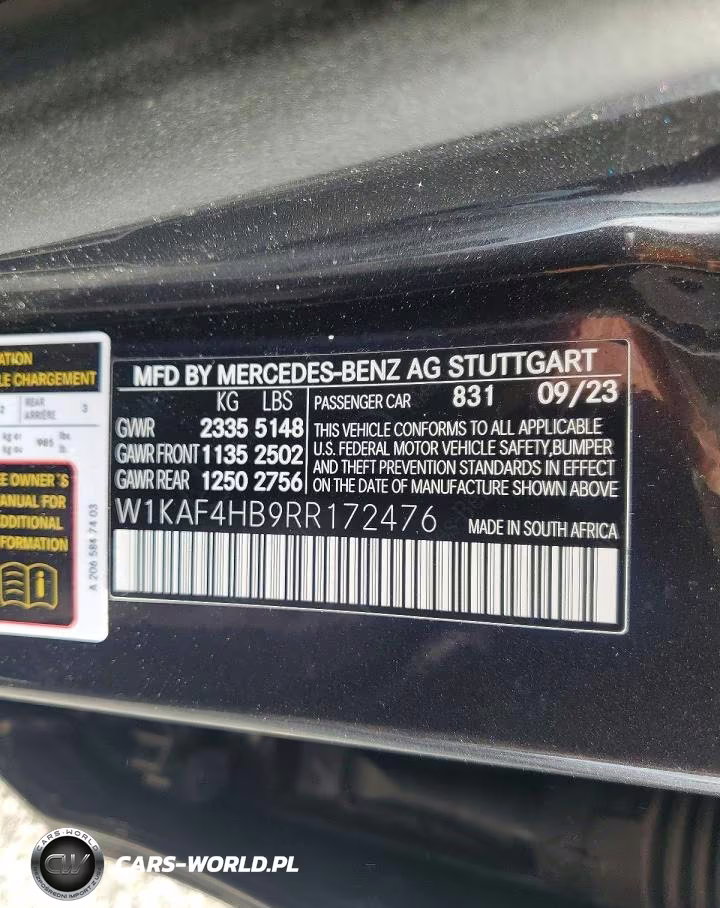 2024 Mercedes-Benz C 300 4Matic VIN:W1KAF4HB9RR172476 - 12