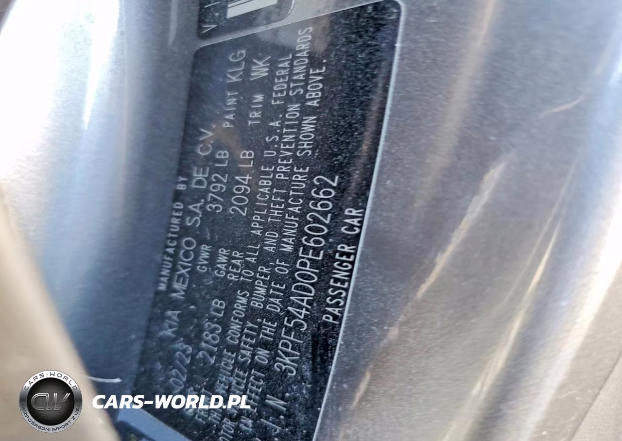 2023 Kia Forte Gt Line VIN:3KPF54AD0PE602662 - 12