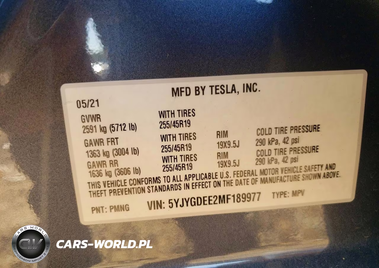 2021 Tesla Model Y VIN:5YJYGDEE2MF189977 - 14