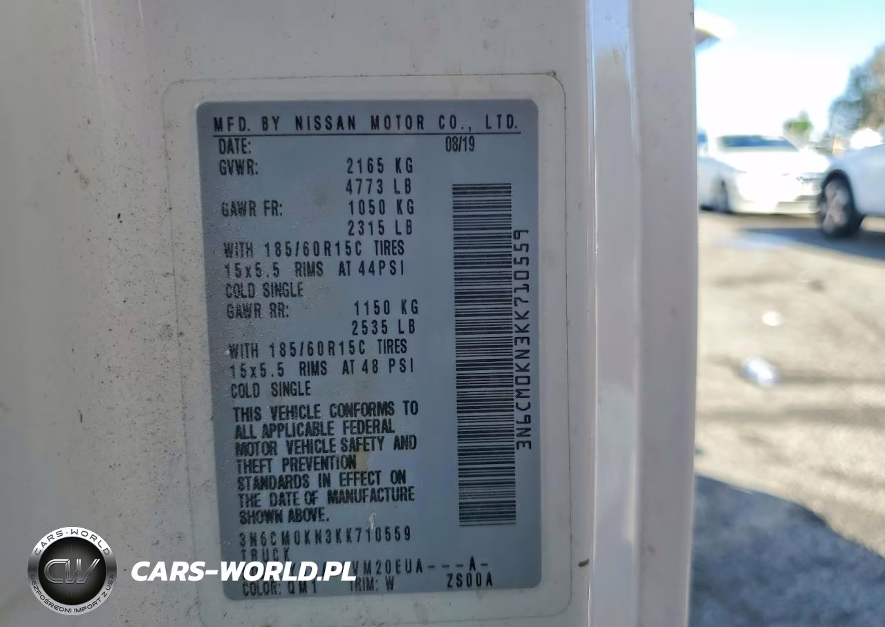 2019 Nissan Nv200 VIN:3N6CM0KN3KK710559 - 13