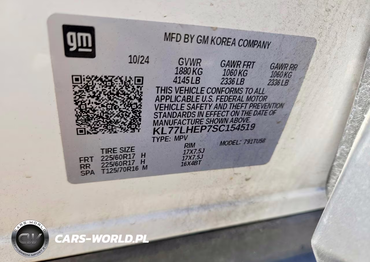 2025 Chevrolet Trax 1Lt VIN:KL77LHEP7SC154519 - 13