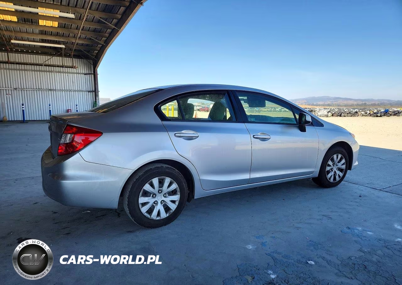 2012 Honda Civic Lx VIN:JHMFB2F50CS004284 - 3