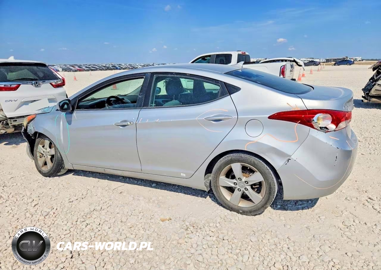 2013 Hyundai Elantra Gls VIN:KMHDH4AE8DU731667 - 2