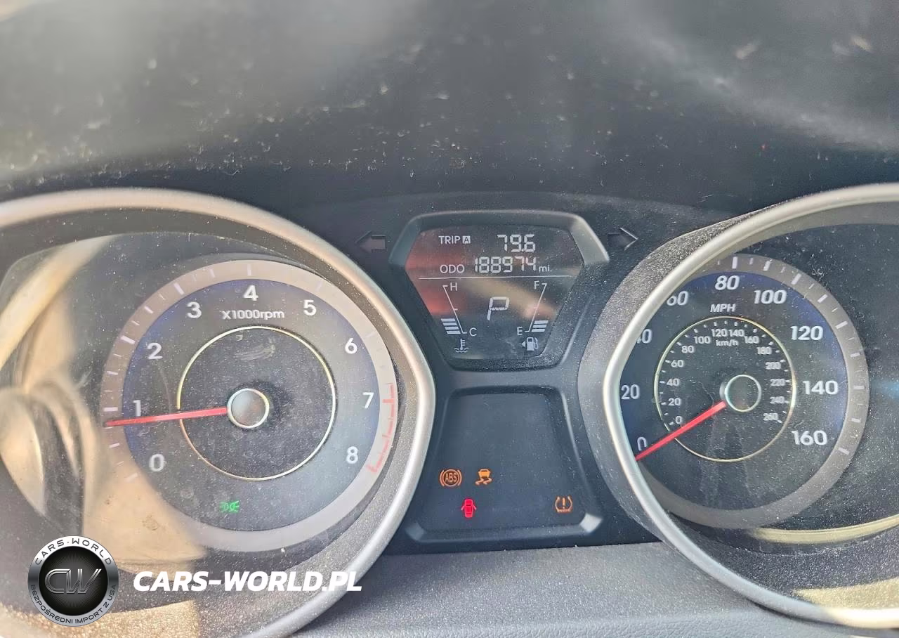 2013 Hyundai Elantra Gls VIN:KMHDH4AE8DU731667 - 9
