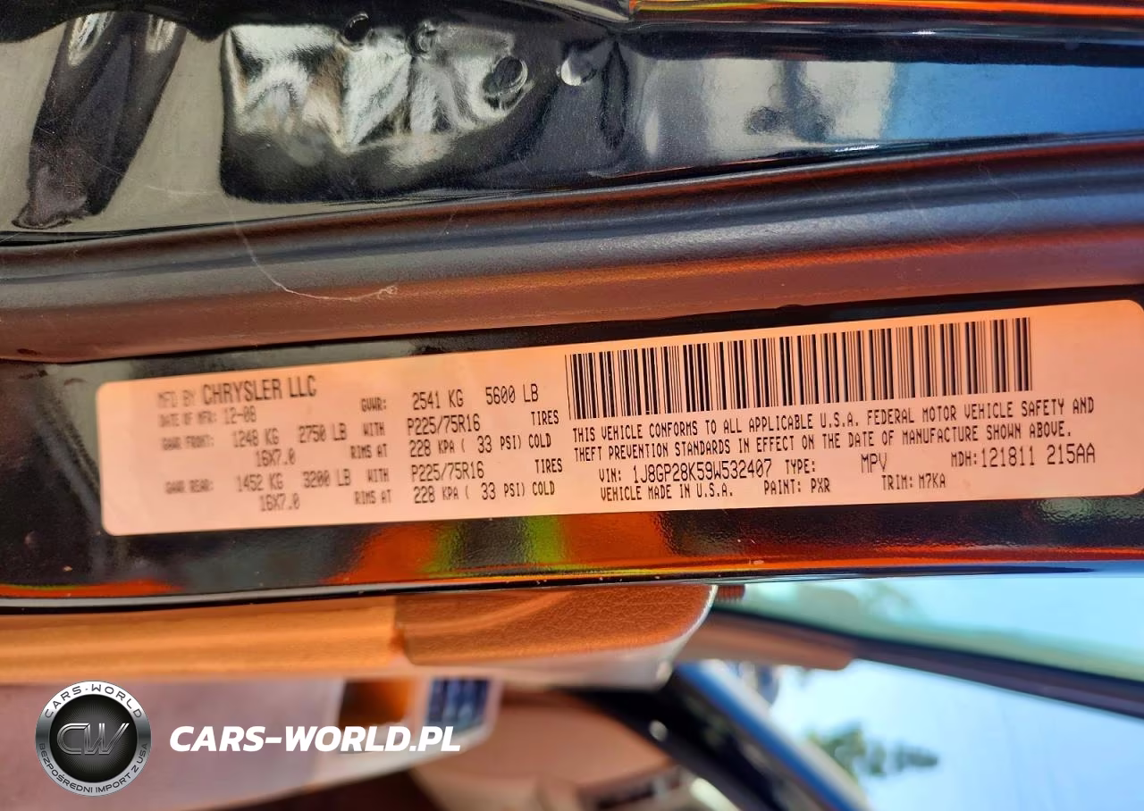 2009 Jeep Liberty Sport VIN:1J8GP28K59W532407 - 13