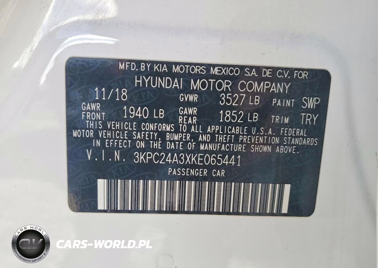 2019 Hyundai Accent Se VIN:3KPC24A3XKE065441 - 12
