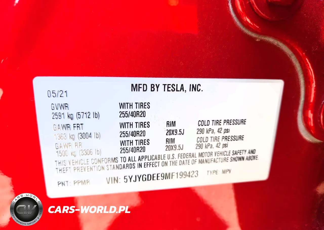 2021 Tesla Model Y VIN:5YJYGDEE9MF199423 - 13