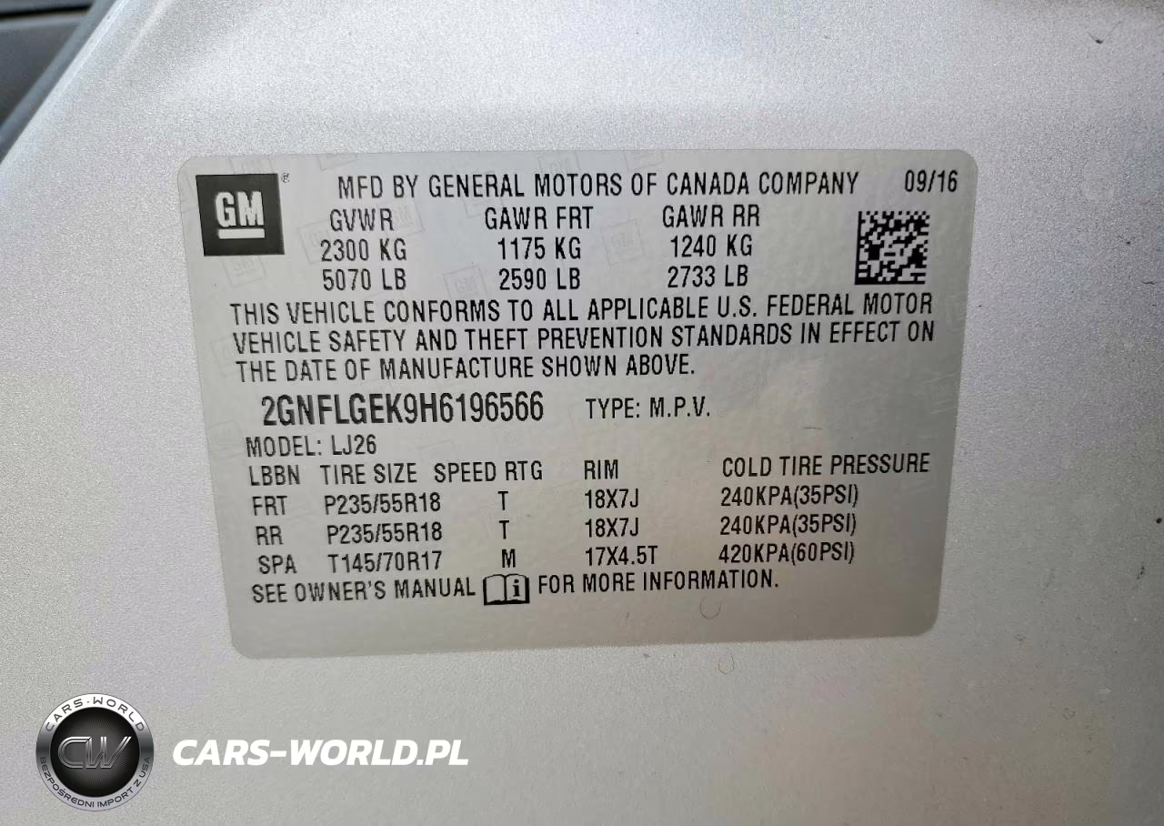 2017 Chevrolet Equinox Premier VIN:2GNFLGEK9H6196566 - 13