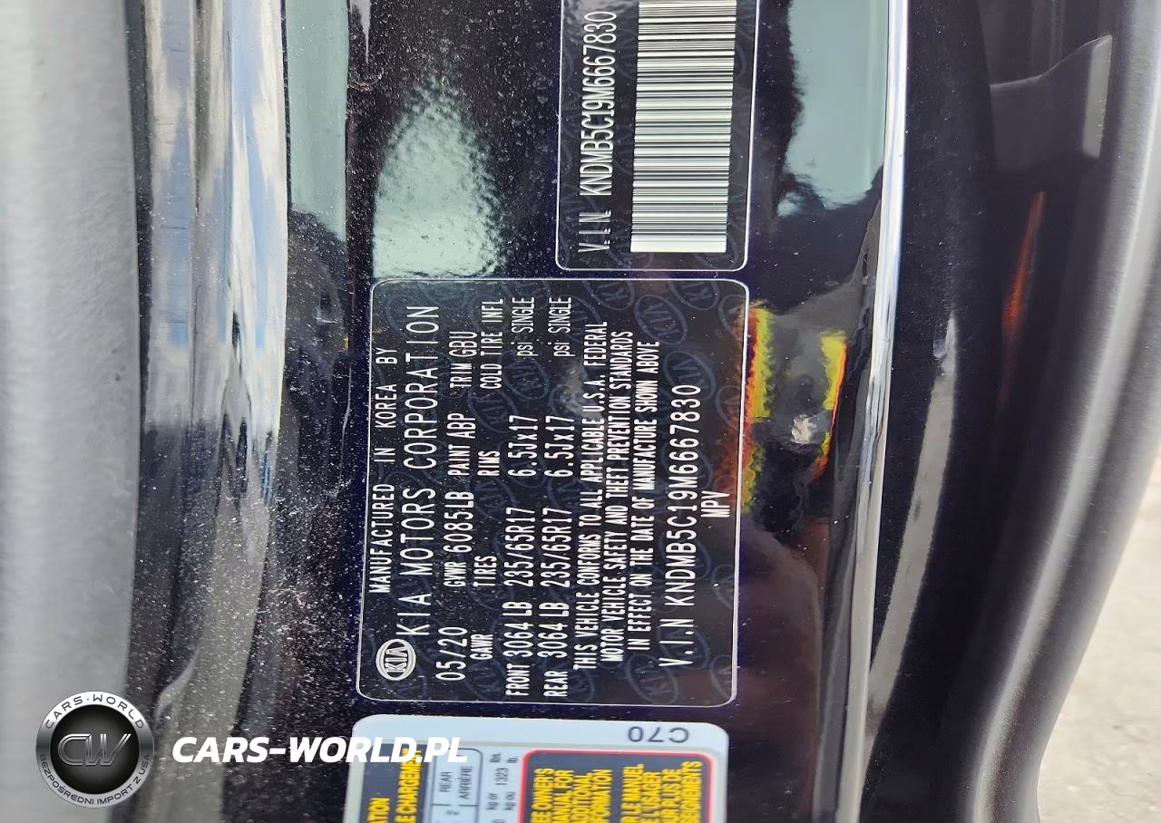 2021 Kia Sedona Lx VIN:KNDMB5C19M6667830 - 13