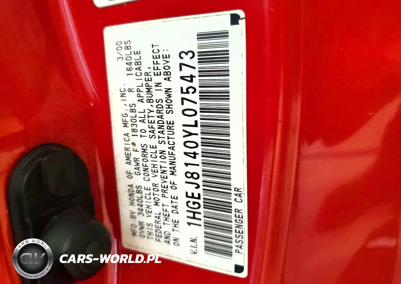 2000 Honda Civic Ex VIN:1HGEJ8140YL075473 - 12