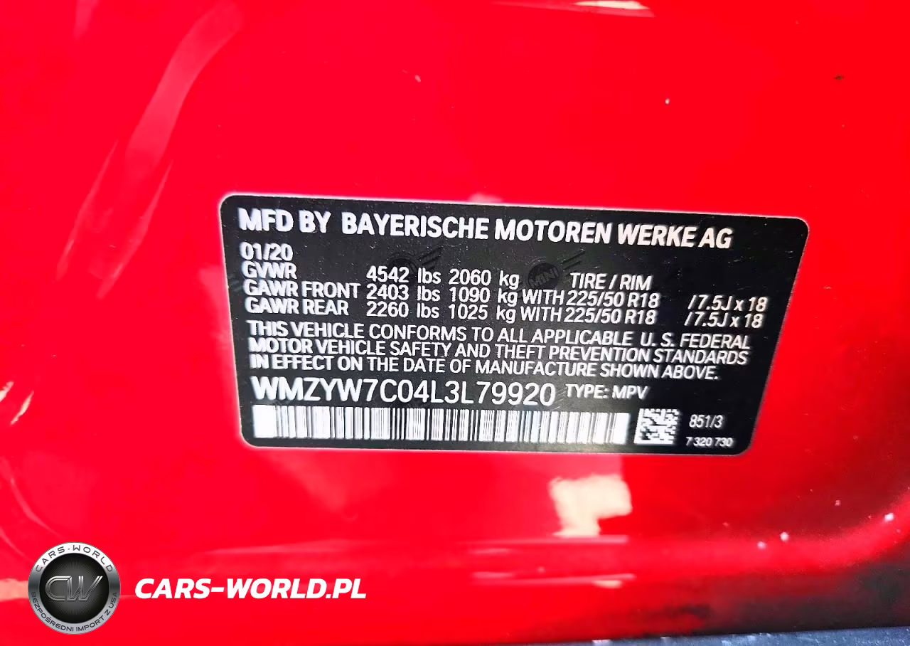 2020 Mini Cooper S Countryman VIN:WMZYW7C04L3L79920 - 12