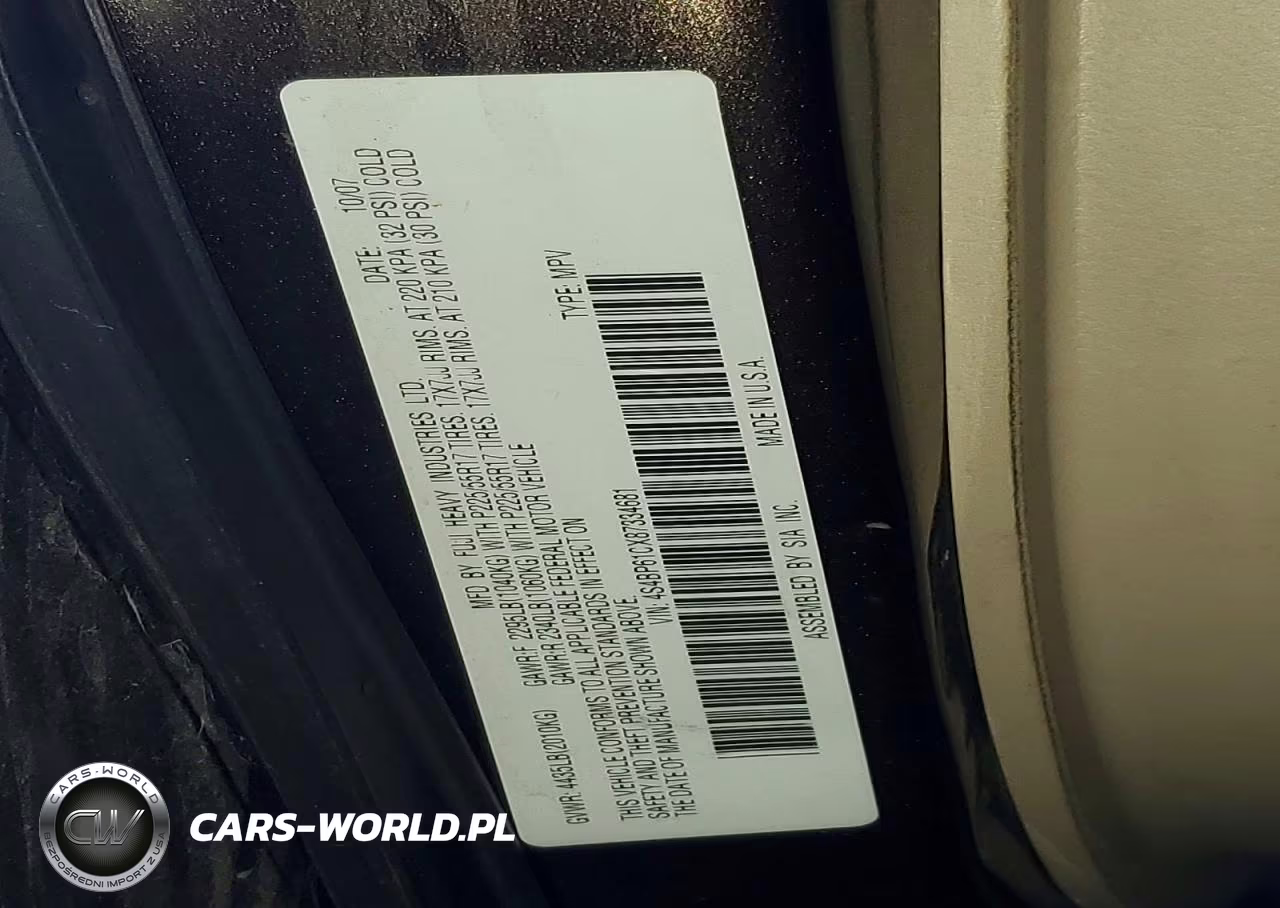 2008 Subaru Outback 2.5I VIN:4S4BP61CX87334681 - 13