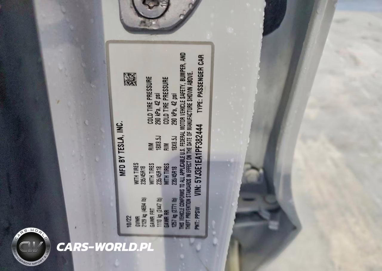 2023 Tesla Model 3 VIN:5YJ3E1EA1PF382444 - 12